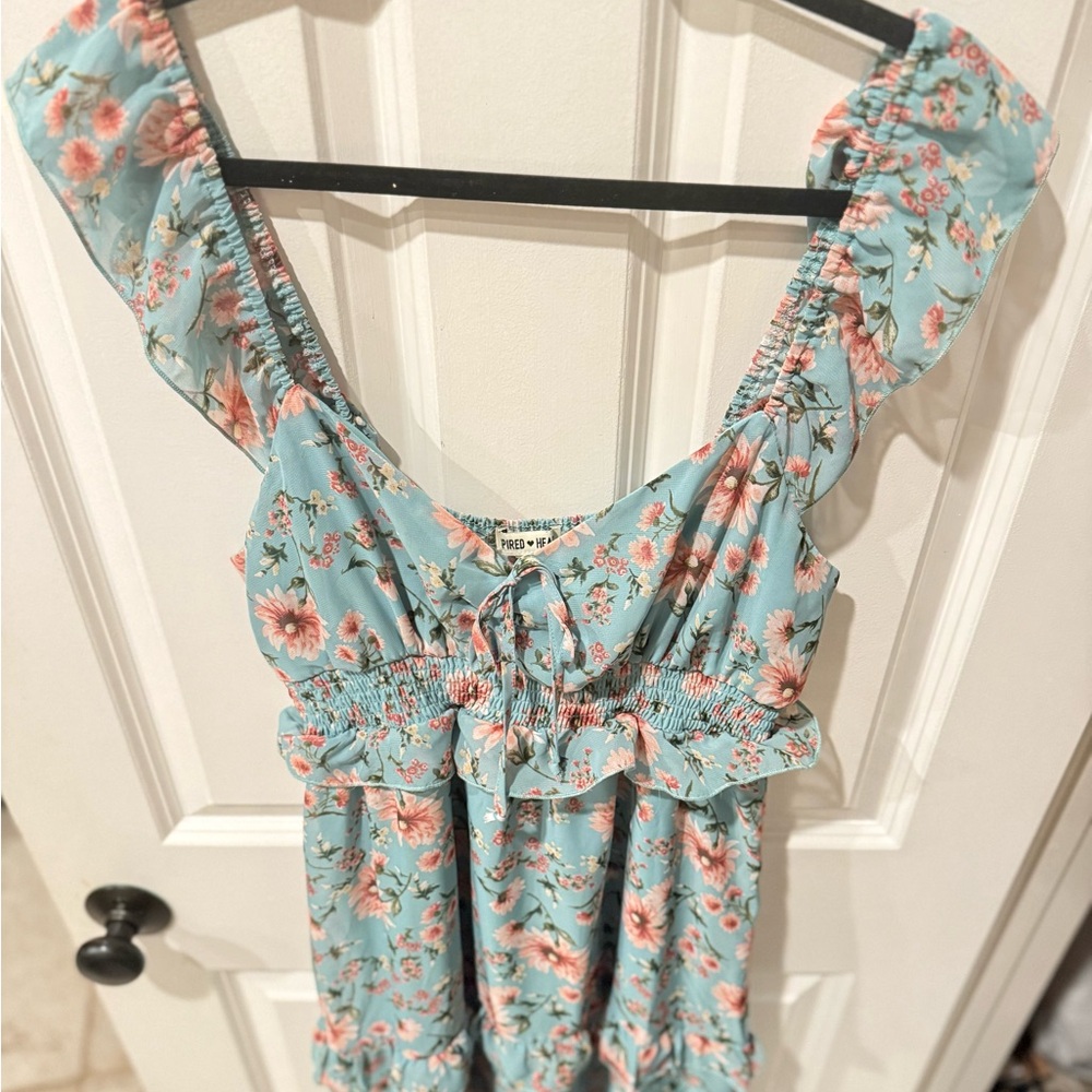 Floral Ruffle Dress